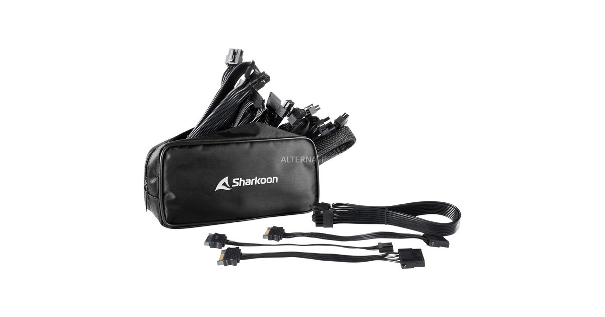 Sharkoon SilentStorm Cool Zero 650W, PC-Netzteil(schwarz, 4x PCIe, Kabel-Management, 650 Watt)