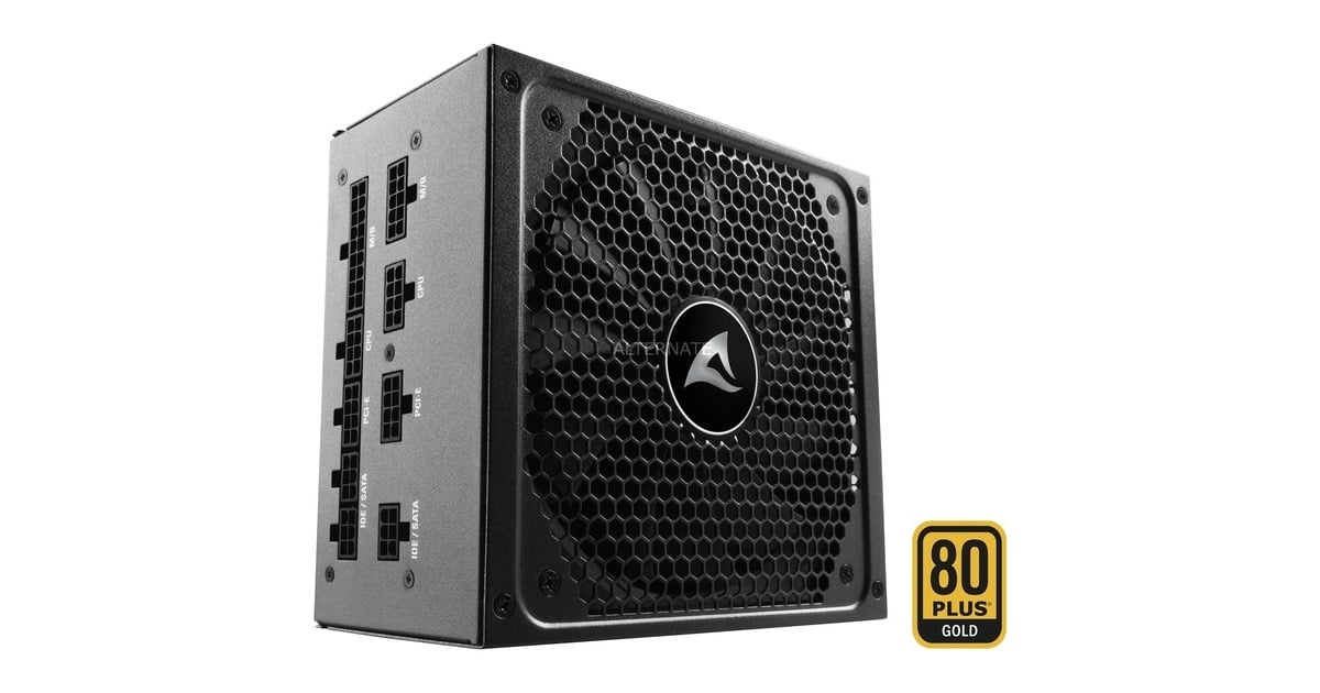 Sharkoon SilentStorm Cool Zero 650W, PC-Netzteil(schwarz, 4x PCIe, Kabel-Management, 650 Watt, Outlet)