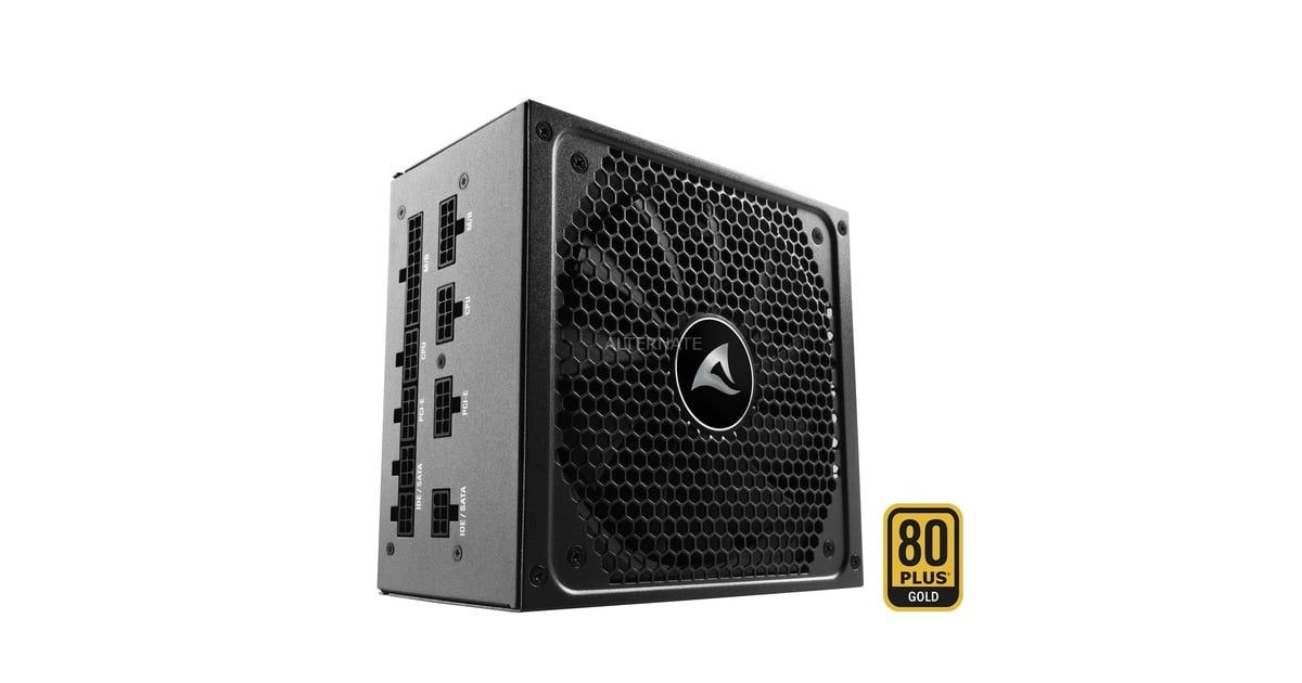 Sharkoon SilentStorm Cool Zero 750W, PC-Netzteil(schwarz, 4x PCIe, Kabel-Management, 750 Watt, Outlet)