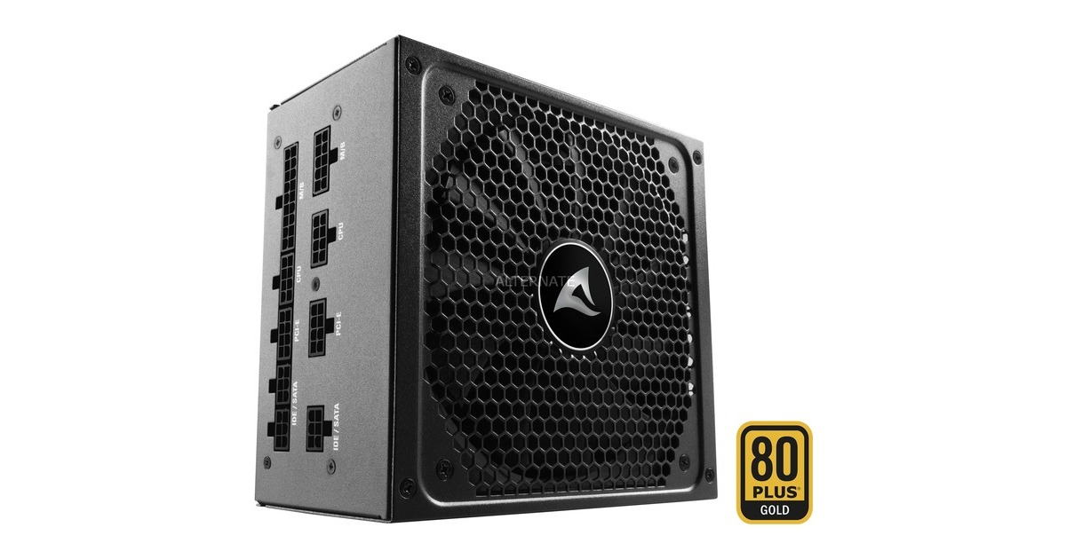 Sharkoon SilentStorm Cool Zero 850W, PC-Netzteil(schwarz, 4x PCIe, Kabel-Management, 850 Watt)