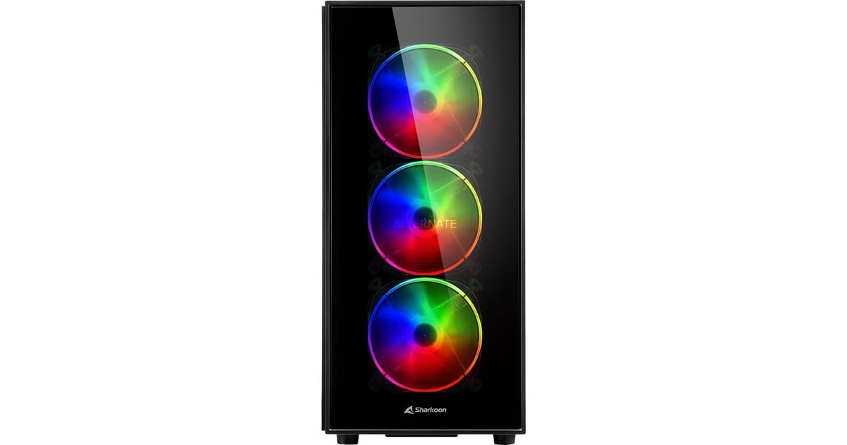 Sharkoon TG5 PRO RGB, Tower-Gehäuse(schwarz, Outlet)