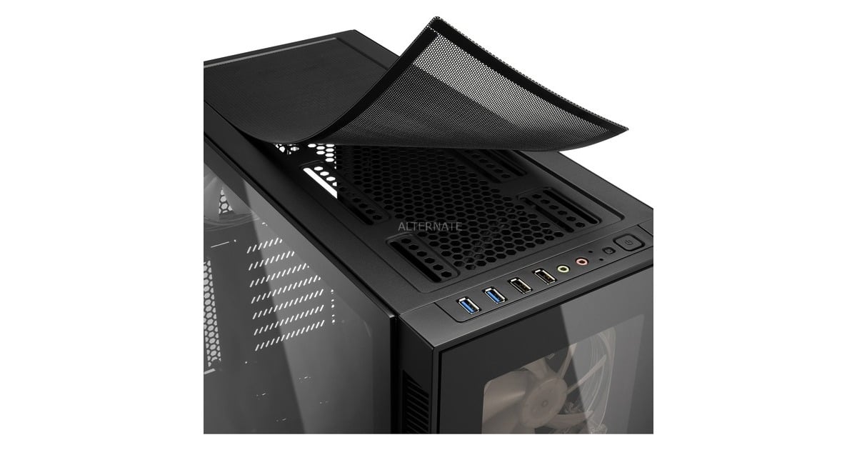 Sharkoon TG5 PRO RGB, Tower-Gehäuse(schwarz, Outlet)