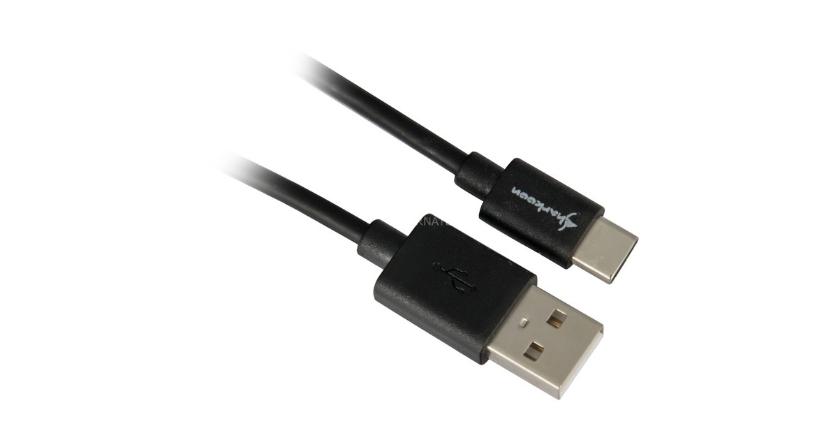 USB-C Stecker(schwarz, 2 Meter)