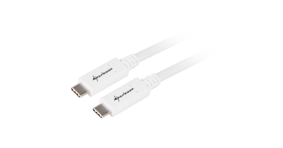 USB-C Stecker(weiß, 0,5 Meter)