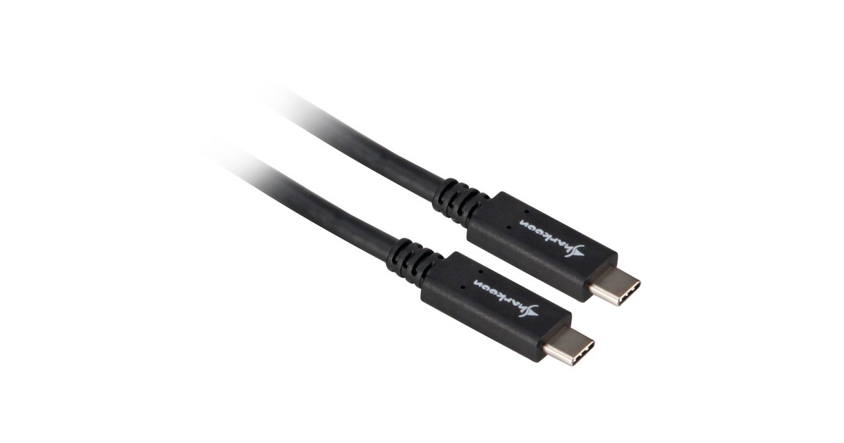 USB-C Stecker(schwarz, 1 Meter)