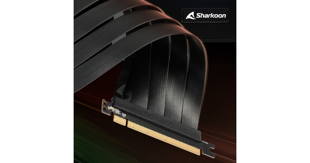 Sharkoon Vertical Graphics Card Kit 4.0, Riser Card(schwarz)