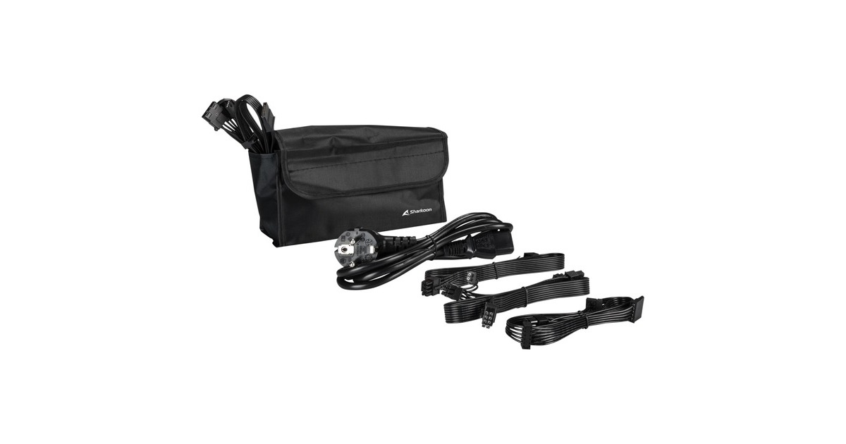 Sharkoon WPM Gold ZERO 750W, PC-Netzteil(schwarz, 4x PCIe, Kabel-Management, 750 Watt)