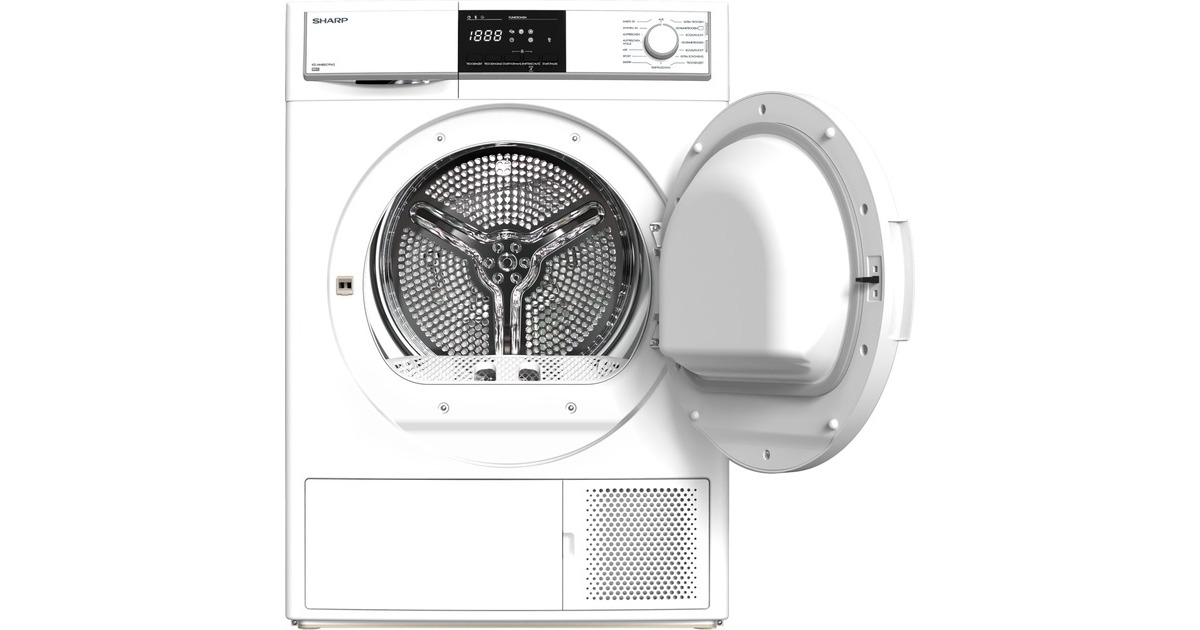 Sharp KD-HHB8S7PW2-DE, Wärmepumpen-Kondensationstrockner(weiß)