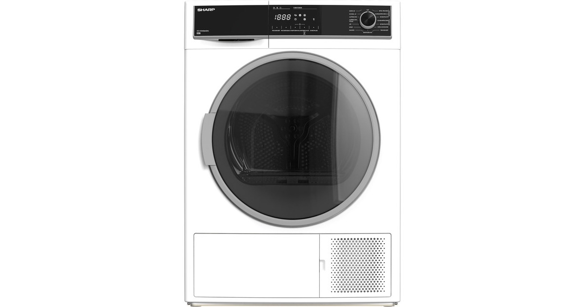 Sharp KD-HHH8S8GW3-DE, Wärmepumpen-Kondensationstrockner(weiß)