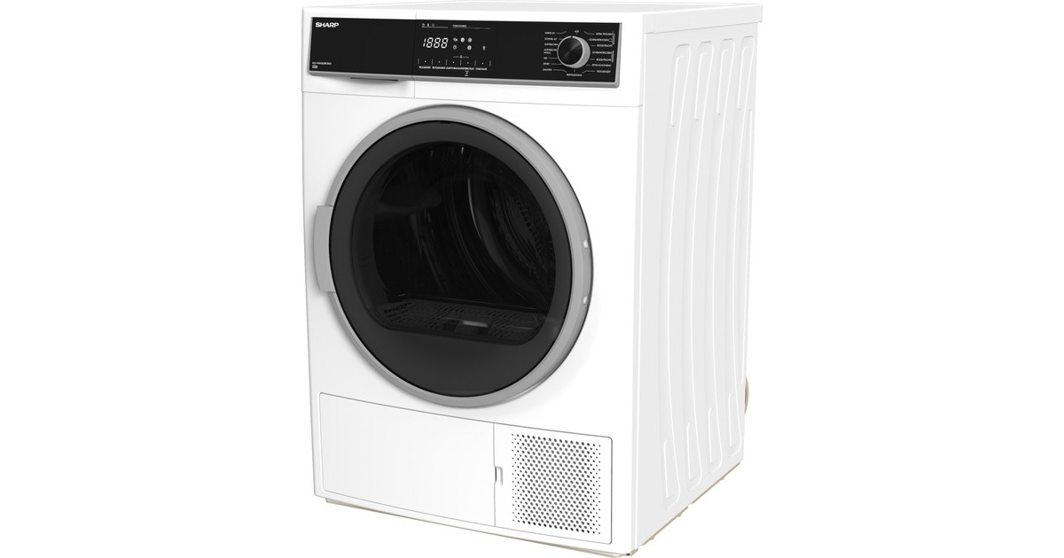 Sharp KD-HHH8S8GW3-DE, Wärmepumpen-Kondensationstrockner(weiß)