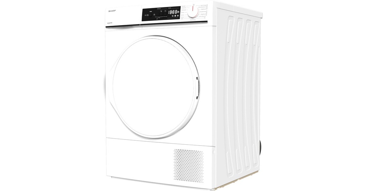 Sharp KD-NHA7S7PW2-DE, Wärmepumpen-Kondensationstrockner(weiß)