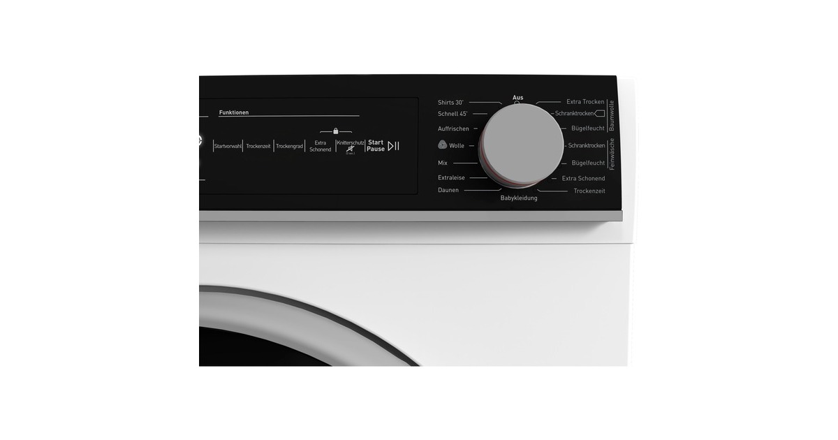 Sharp KD-NHH8S8GW3-DE, Wärmepumpen-Kondensationstrockner(weiß)