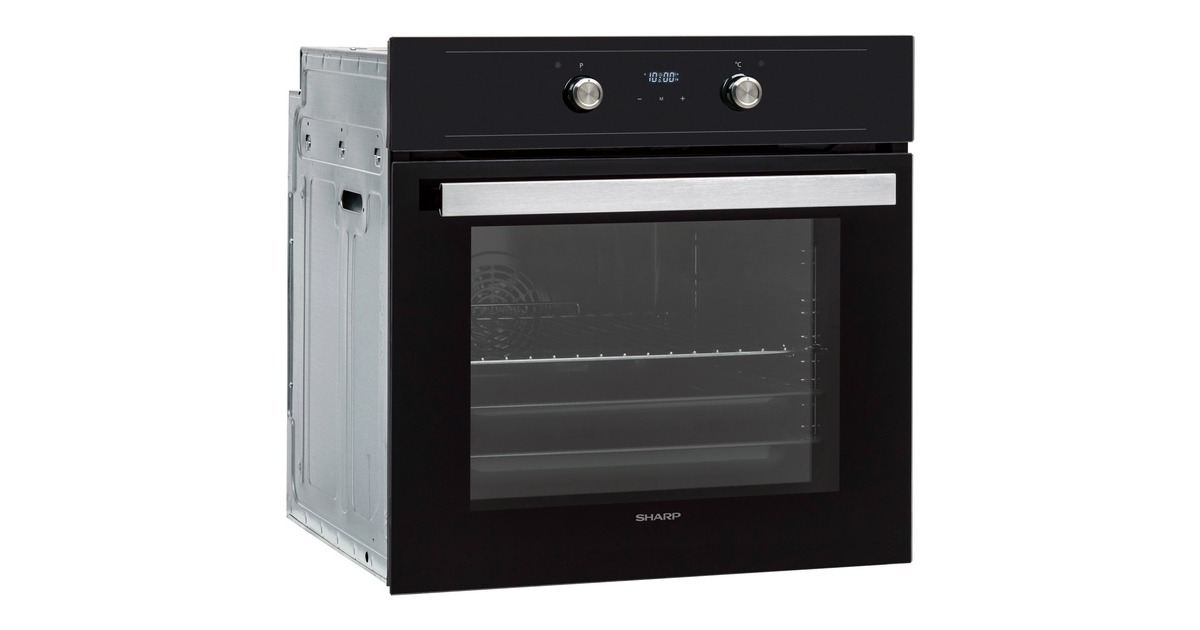 Sharp K-60DX19BM0-EU, Backofen(schwarz/edelstahl)