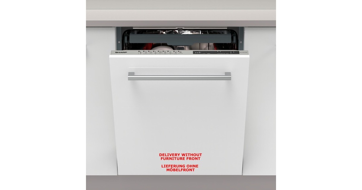 Sharp QW-NI25I44BX-DE, Spülmaschine(edelstahl)