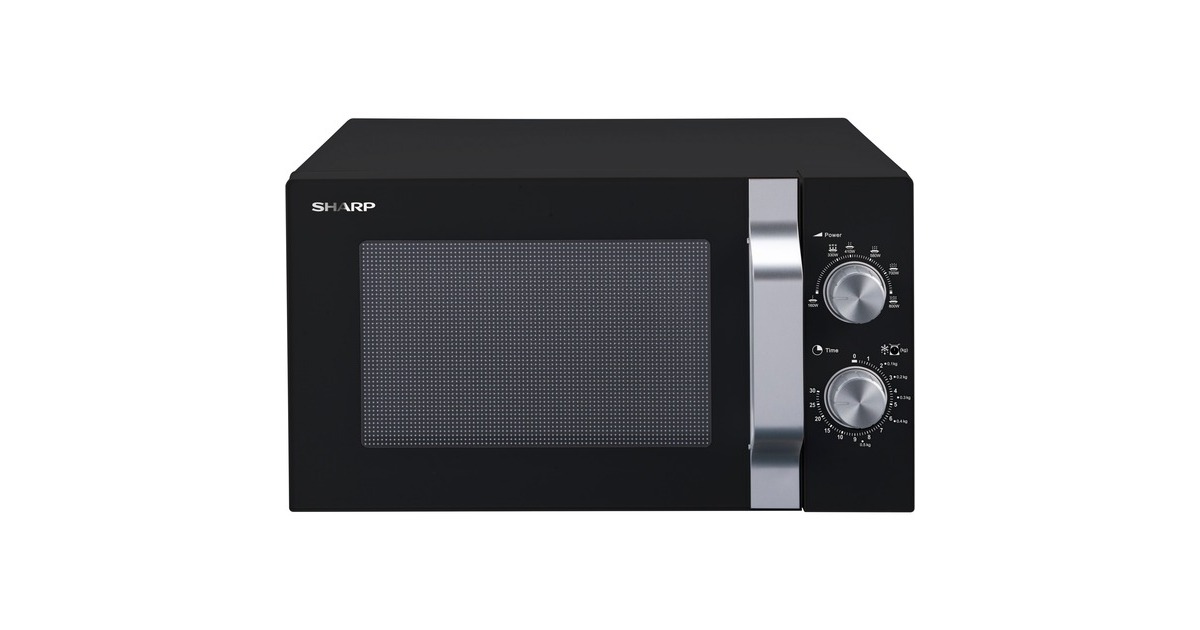 Sharp R204BA, Mikrowelle(schwarz/silber)