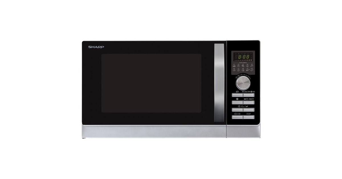 Sharp R843INW, Mikrowelle(silber/schwarz)