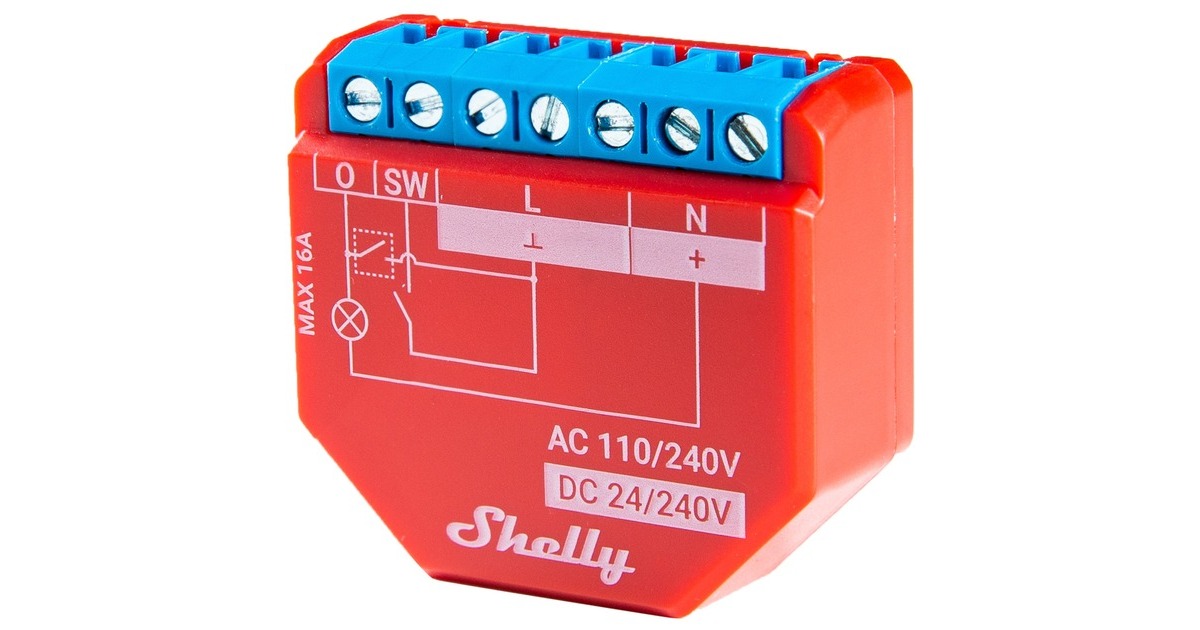 Shelly 1PM Plus, Relais