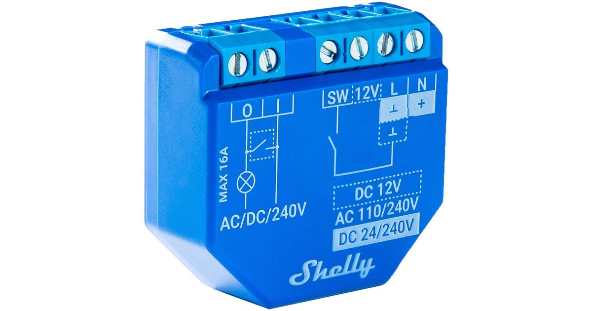 Shelly 1 Plus, Relais