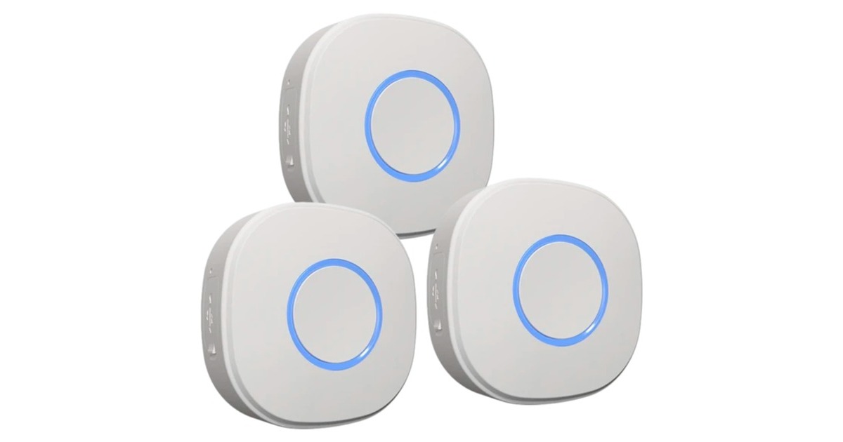 Shelly Button 1, Taster(weiß, 3er Pack)