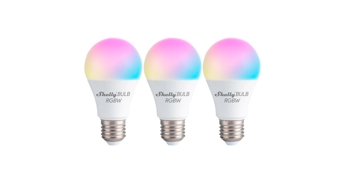 Shelly Duo RGBW 3er Pack, LED-Lampe
