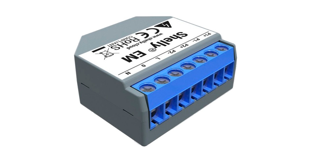 Shelly EM, Energiesparen