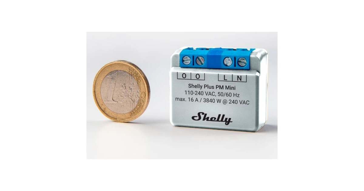 Shelly Plus 1 PM Mini Gen3 Sparpack, Relais(rot, 8er Pack)