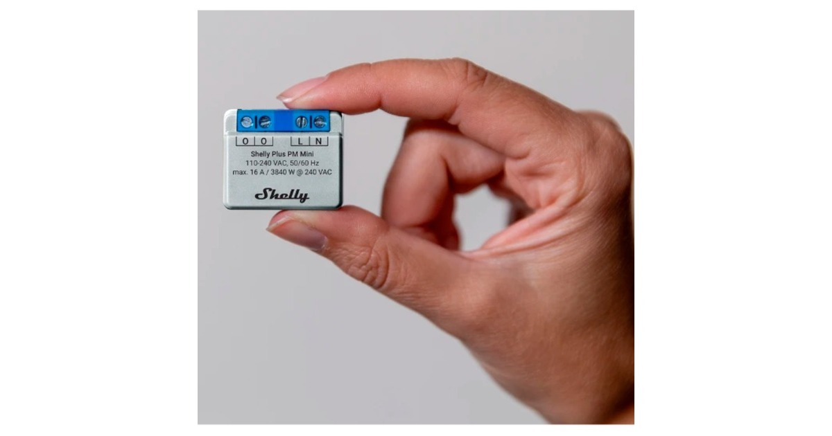 Shelly Plus 1 PM Mini Gen3 Sparpack, Relais(rot, 8er Pack)