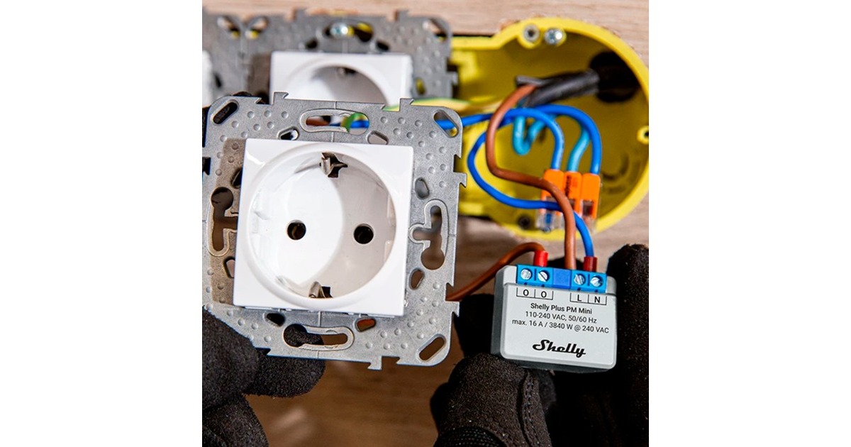 Shelly Plus 1 PM Mini Gen3 Sparpack, Relais(rot, 8er Pack)