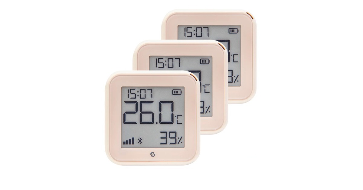 Shelly Plus H&T Gen3, Melder(creme, 3er Pack)