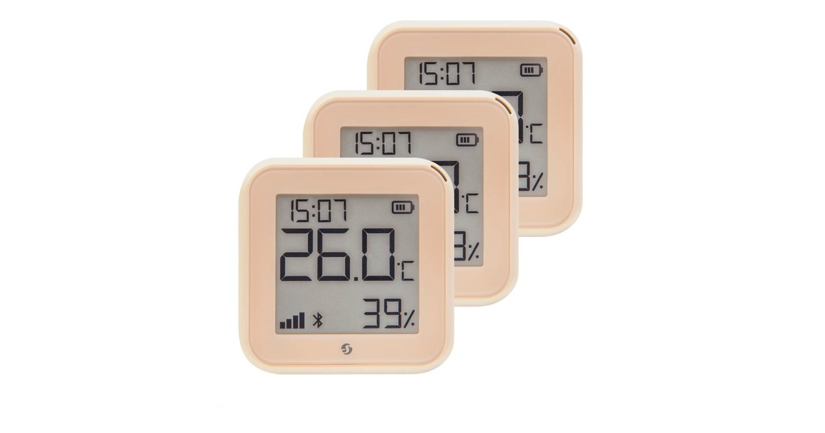 Shelly Plus H&T Gen3, Melder(mocca, 3er Pack)