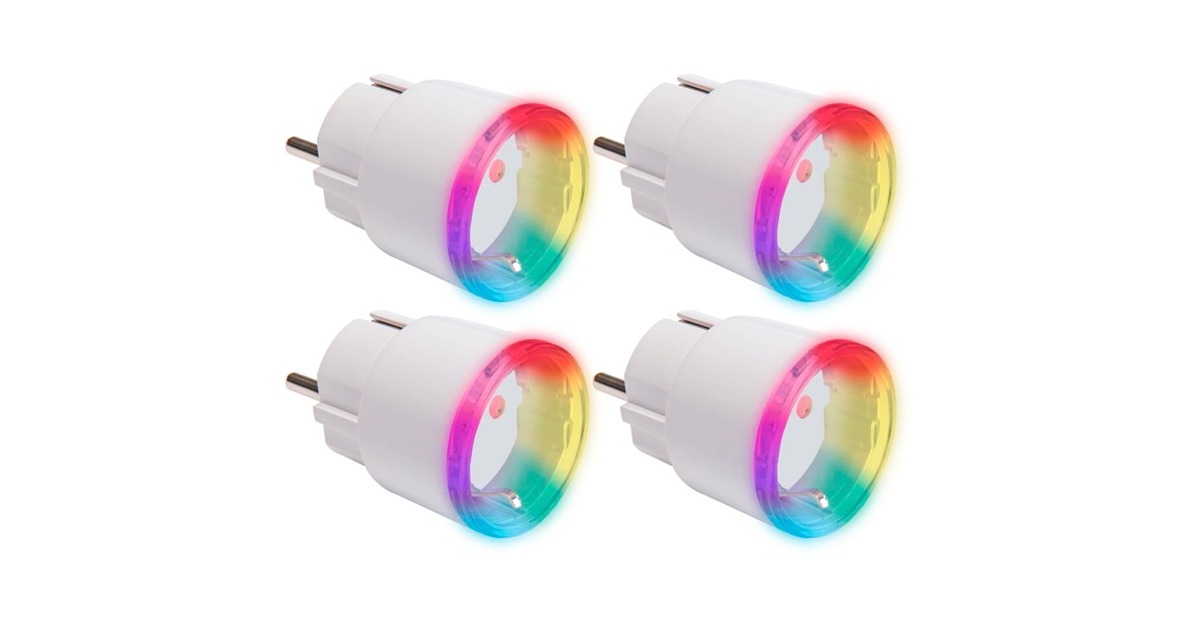 Shelly Plus Plug S, Schaltsteckdose(weiß, 4er Sparpack)