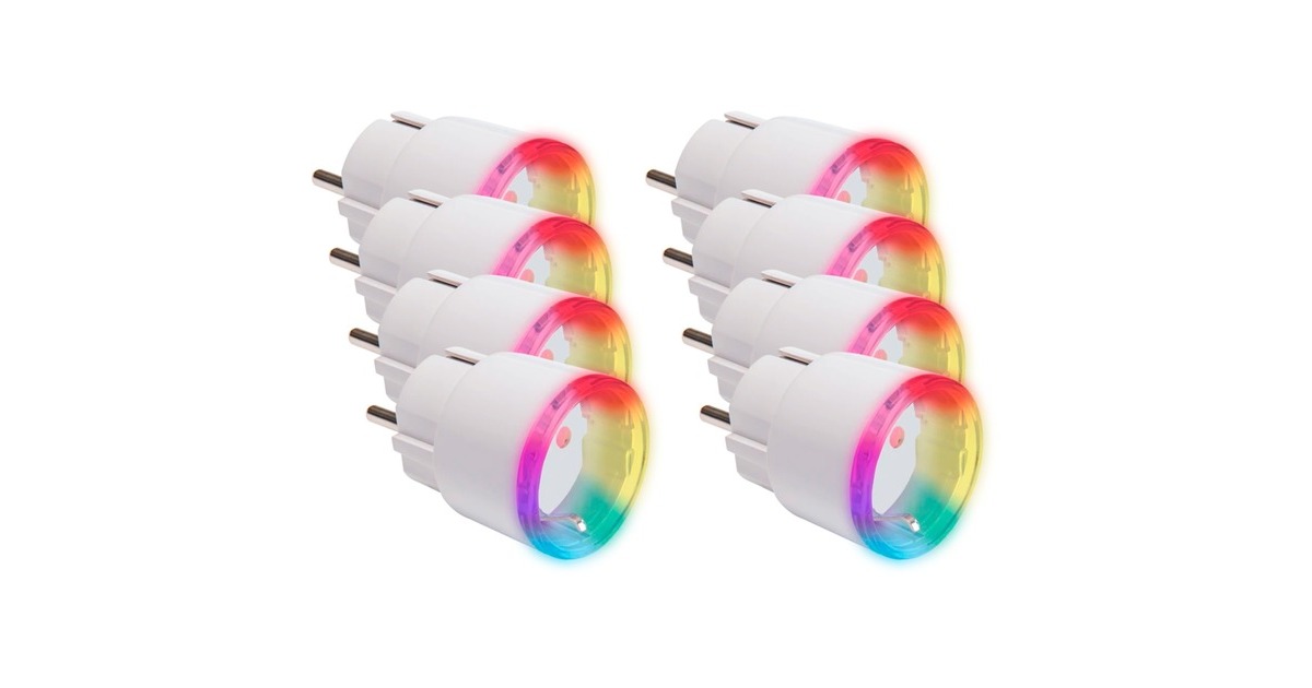 Shelly Plus Plug S, Schaltsteckdose(weiß, 8er Sparpack)