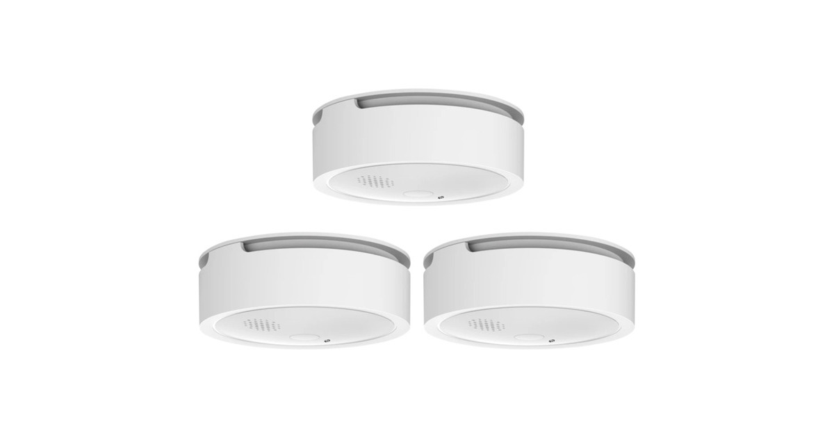 Shelly Plus Smoke, Rauchmelder(weiß, 3er Pack)