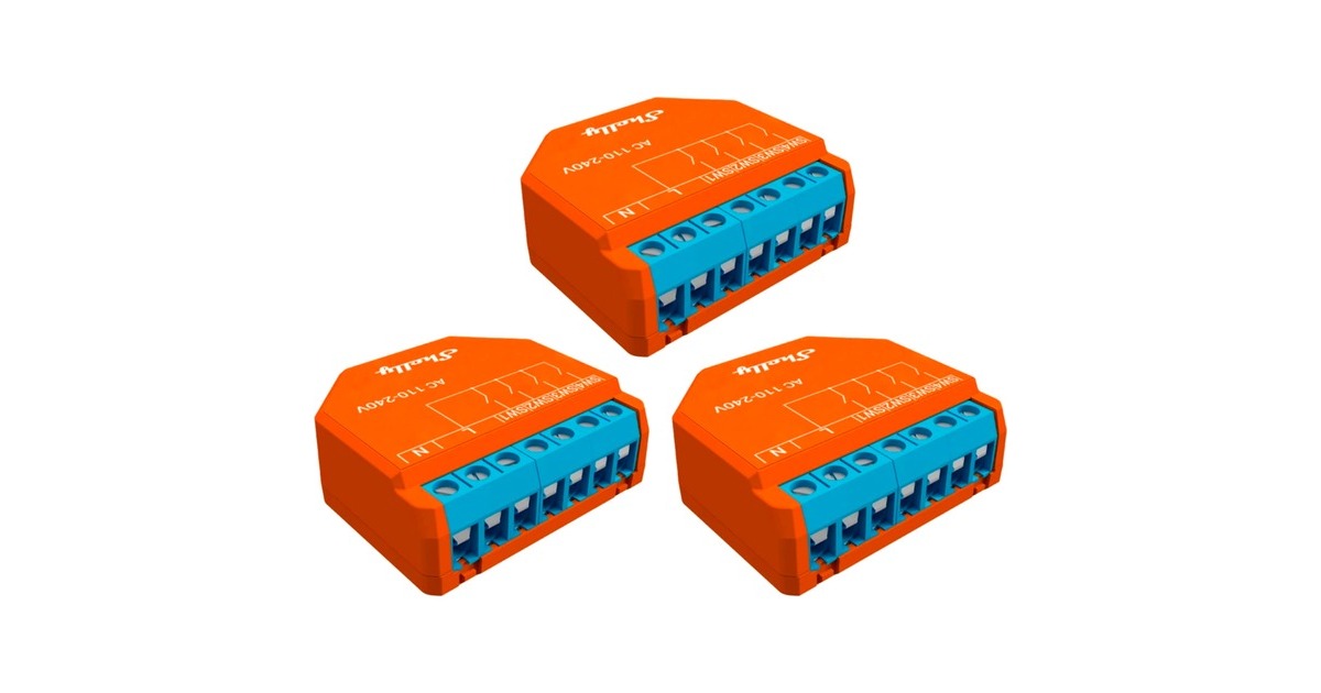 Shelly Plus i4, Relais(3er Pack)