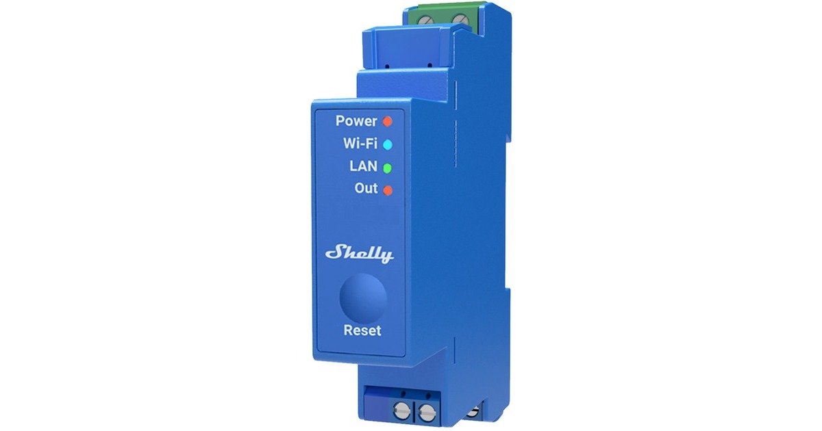 Shelly Pro 1, Relais(ein Kanal)