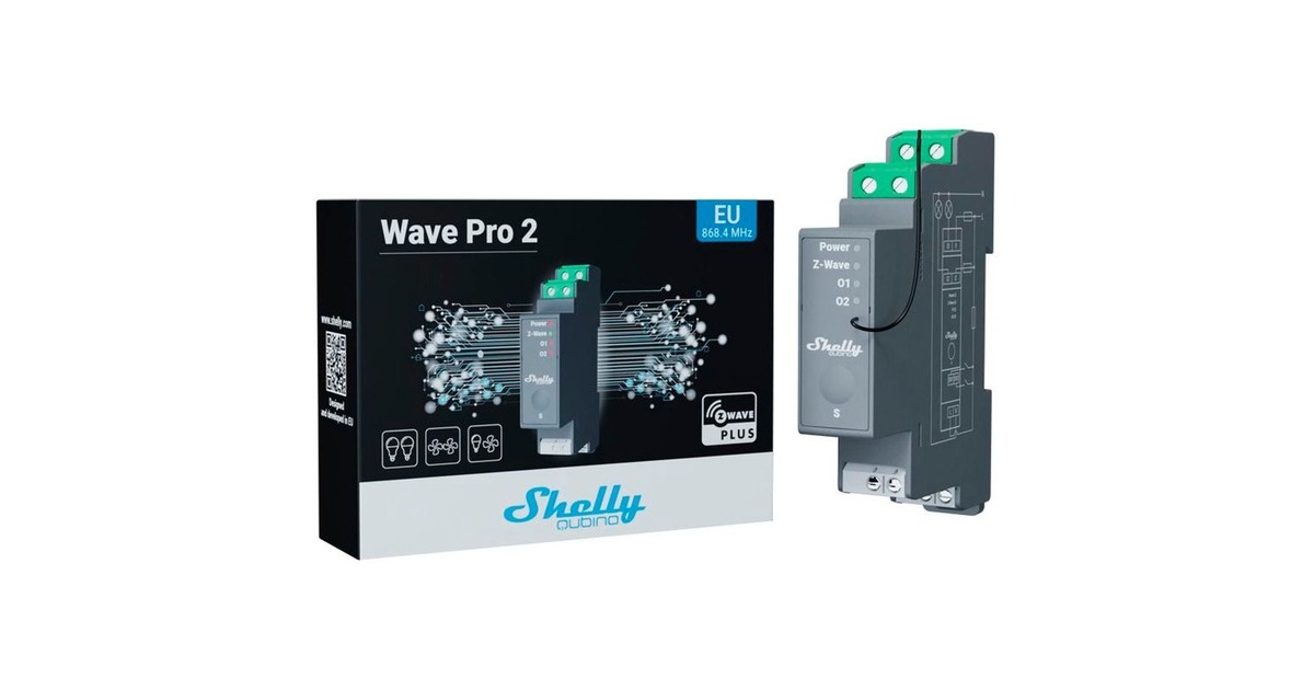 Shelly Qubino Wave Pro 2, Relais(grau)