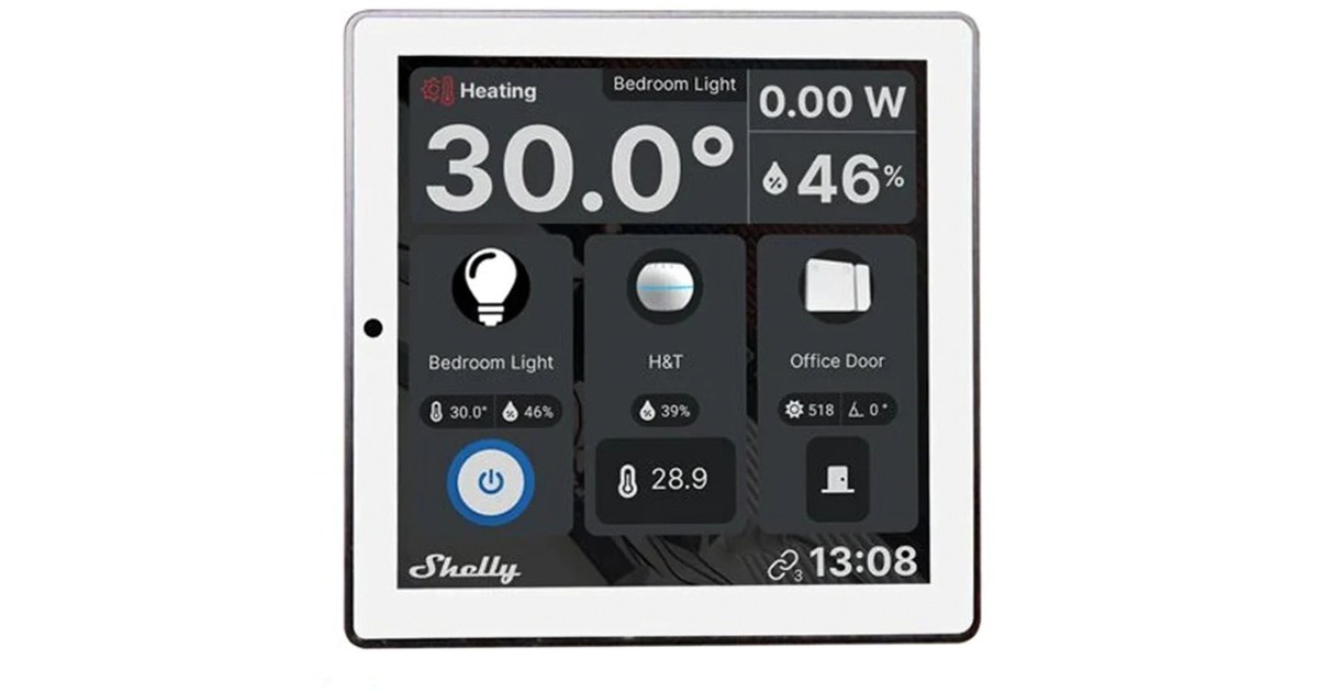 Shelly Wall Display, Bedienteil(weiß)