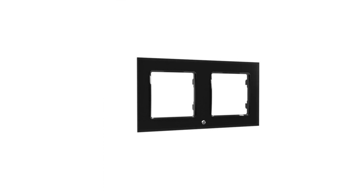 Shelly Wall Frame 2, Abdeckung(schwarz, für Wall Switch)