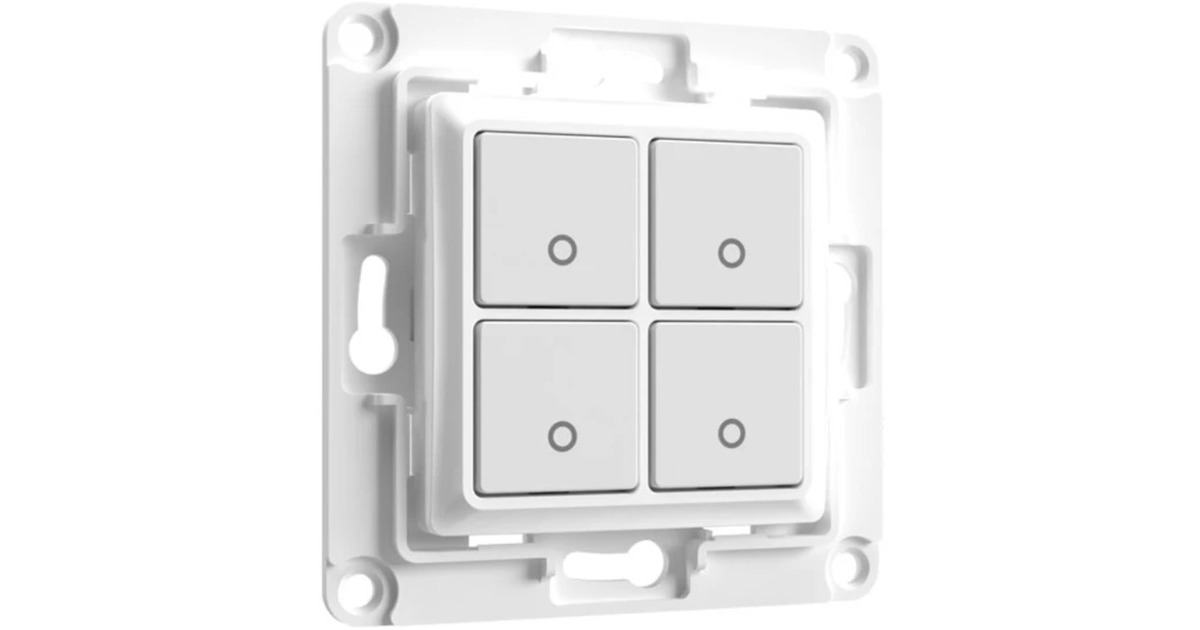 Shelly Wall Switch 4, Taster(weiß)
