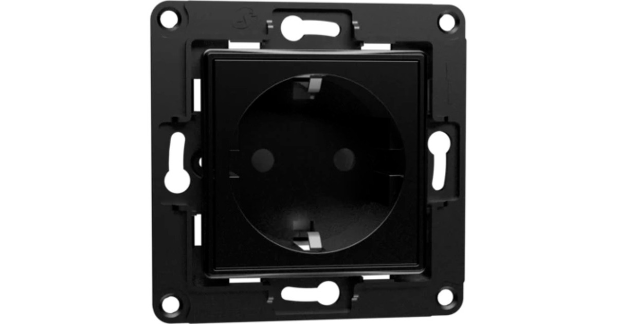 Shelly Wandsteckdose EU(schwarz, Unterputz)