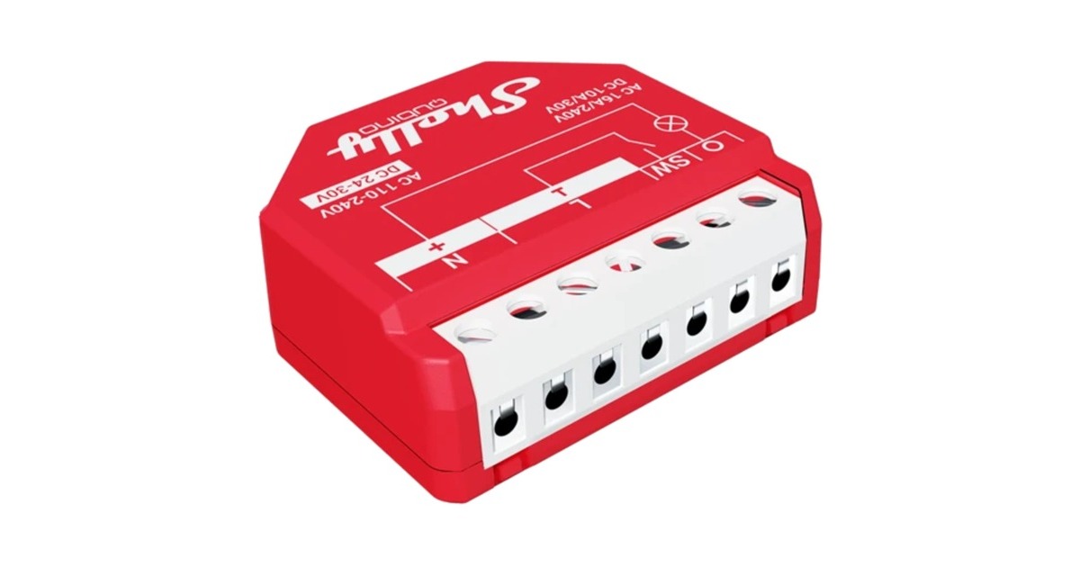 Shelly Wave 1 PM, Relais(rot, ein Kanal)