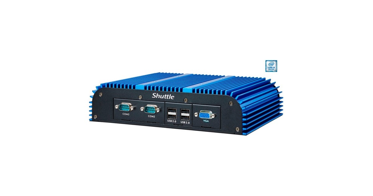 Shuttle Box-PC BPCWL02-i5WA, PC-System(blau/schwarz, Windows 10 IoT)