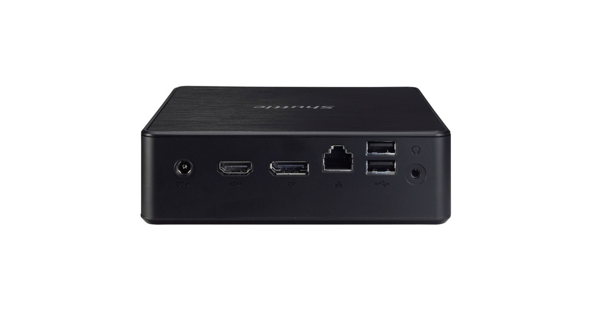 Shuttle NC10U inkl. Intel® Celeron® 4205U, Barebone(schwarz)