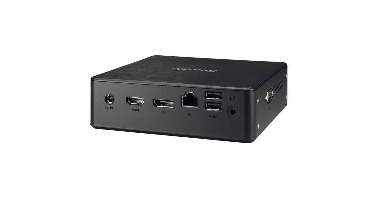 Shuttle NC10U inkl. Intel® Celeron® 4205U, Barebone(schwarz)