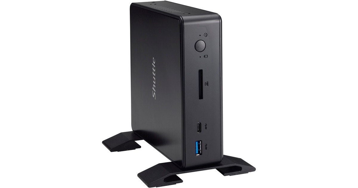 Shuttle XPC nano NC1010XA, Mini-PC(schwarz, ohne Betriebssystem)