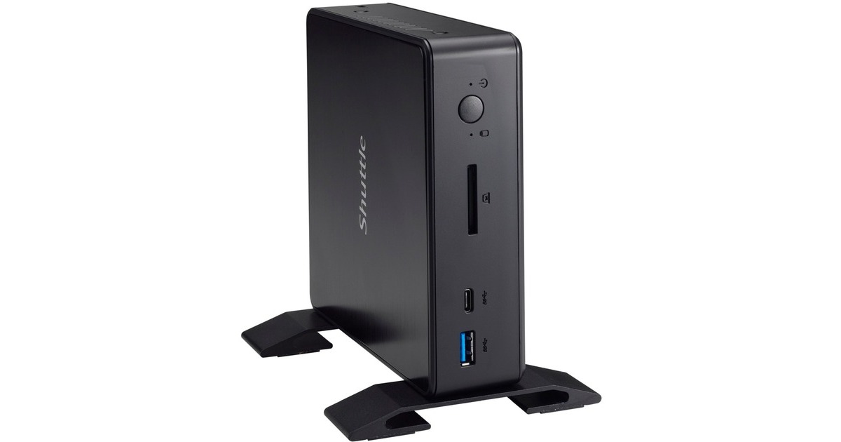 Shuttle XPC nano NC40U, Barebone(schwarz, ohne Betriebssystem)