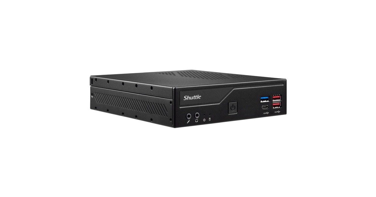 Shuttle XPC slim DH670V2, Barebone(schwarz, ohne Betriebssystem)