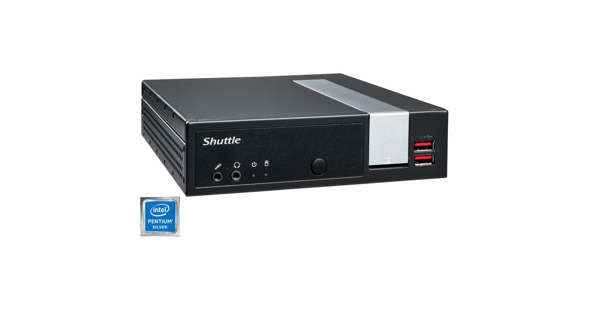 Shuttle XPC slim DL20N6V2, Barebone(schwarz, ohne Betriebssystem)