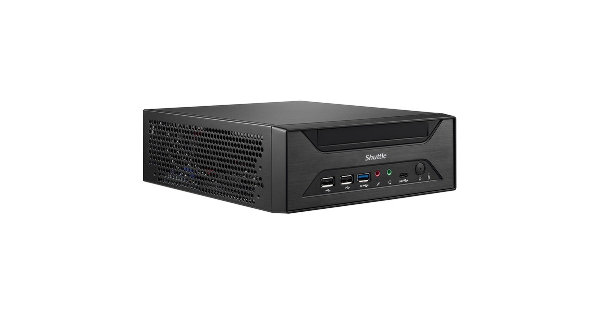 Shuttle XPC slim XH610, Barebone(schwarz, ohne Betriebssystem)