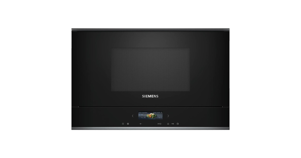 Siemens BE732R1B1 IQ700, Mikrowelle(schwarz/edelstahl) Siemens BE732R1B1 IQ700, Mikrowelle(schwarz/edelstahl)